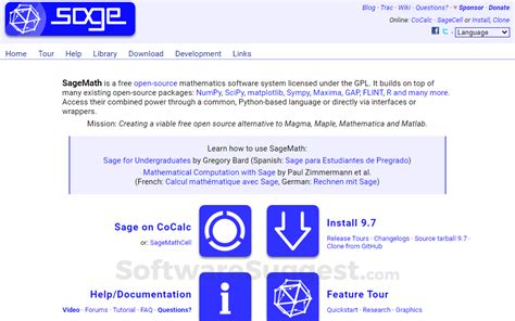sagemaths|sagemath homepage.
